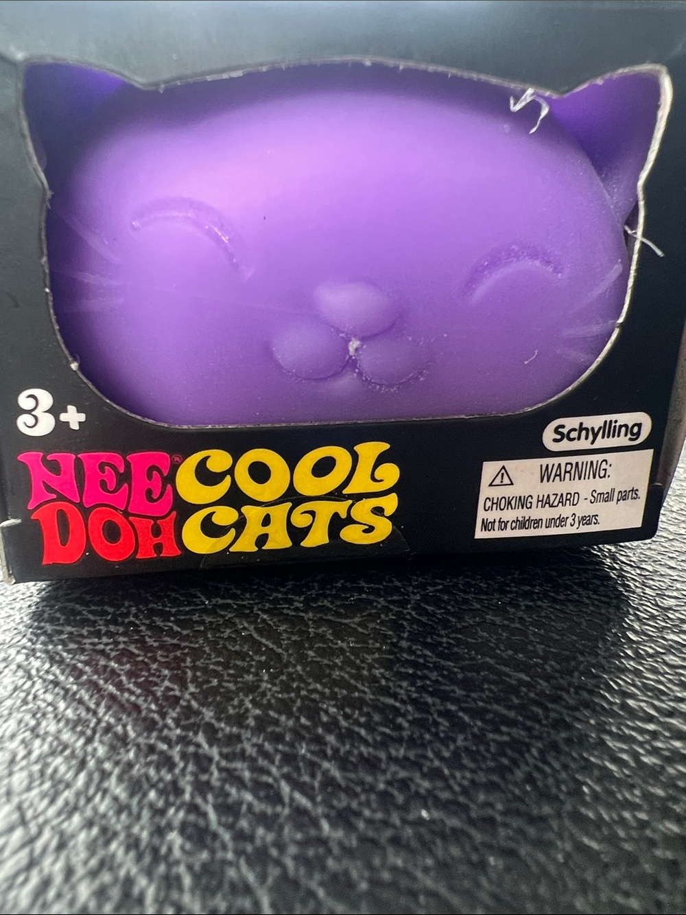 NeeDoh Cats Purple Squeeze Toy - Picture 4 of 4